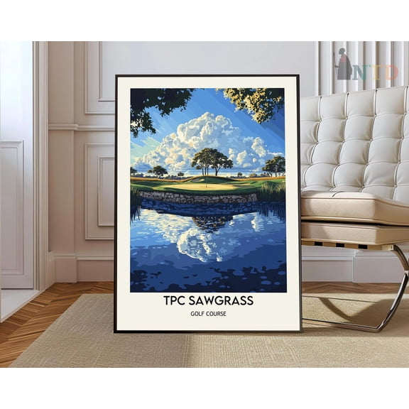 Sawgrass Florida Golf Poster Unframed Paper Print