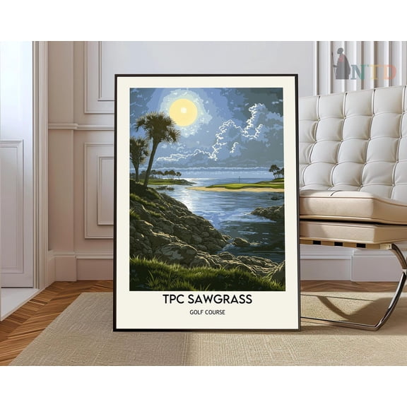 Sawgrass Golf Course Florida Poster Unframed Paper Print