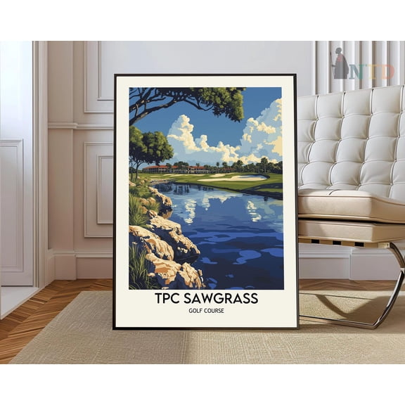 Sawgrass Ponte Vedra Beach Poster Unframed Paper Print