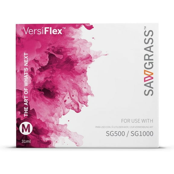 Sawgrass VersiFlex 70910 Ink Magenta - for VersiFlex Printer Only - Soft-Touch Infusible Ink for Professional Results on Fabric & Wood - Clean, Sharp Transfers - Decor, Gifts, T Shirts, Hats