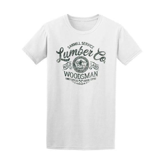Sawmill Service Lumber Company Tee Men's -Image by Shutterstock