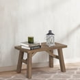 thumbnail image 1 of Sawmill Wood Bench, Farmhouse Entryway Bench for Living Dining Room, Rustic Entry Way Benches Seat, Solid Wood, Handcraft Finished, Natural, 1 of 4