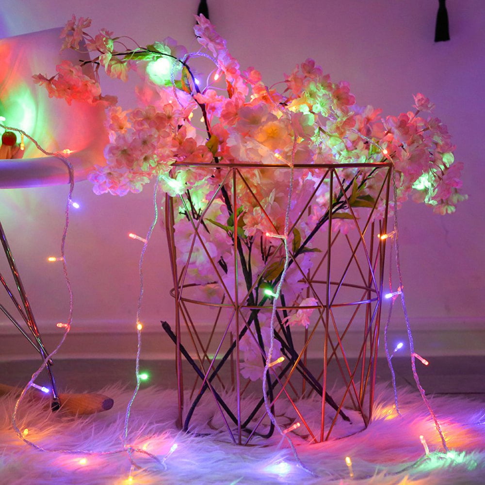 Sawpy Led Fairy Lights Plug in, Colors Changing String Lights with
