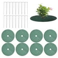 thumbnail image 1 of Sawpy Mulch Ring Tree Protector Mat 20.5 Inch Tree Mulch Ring Reusable Weed Barrier mat Non Woven Tree Ring With 24 Garden Stakes Used to inhibit Weed Growth, 1 of 7