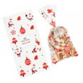 thumbnail image 1 of Sawpy Transparent Christmas Gift Bags, Clear Plastic Candy Treat Bags, 50 Pieces, 1 of 4
