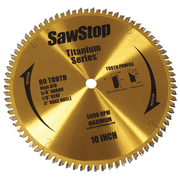 SawStop Titanium Series Premium Woodworking Blade - 80 Tooth BTS-P-80HATB