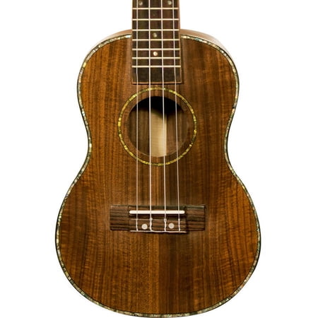Sawtooth Acacia Soprano Ukulele, Natural Satin