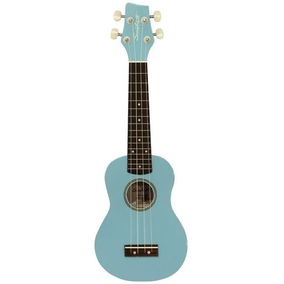 Sawtooth Basswood Soprano Ukulele, Daphne Blue