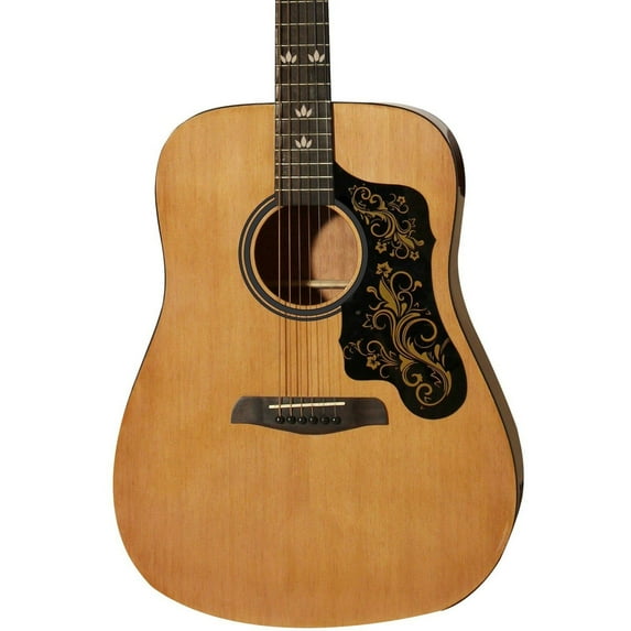Sawtooth Beginner's Acoustic Dreadnought Guitar with Custom Graphic Pickguard