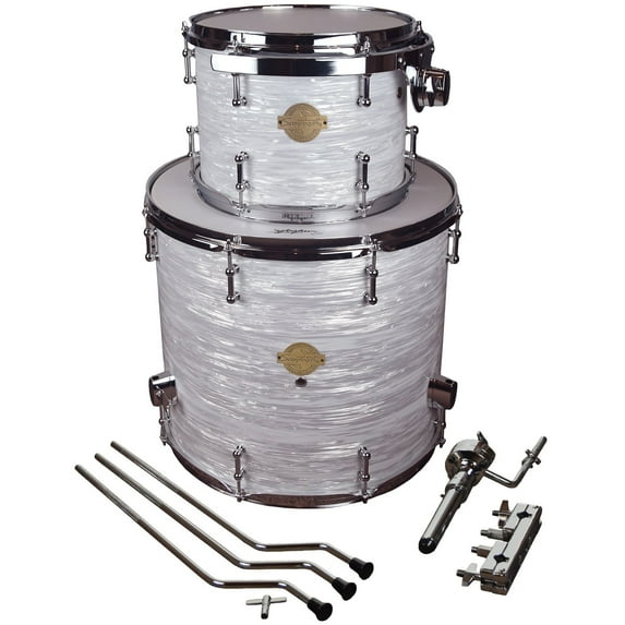 Sawtooth Command Series Extension Tom Pack - Includes: 9" Tom & 16" Floor Tom, White Oyster