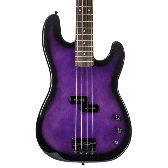 Sawtooth EP Series Electric Bass Guitar, Trans Purple