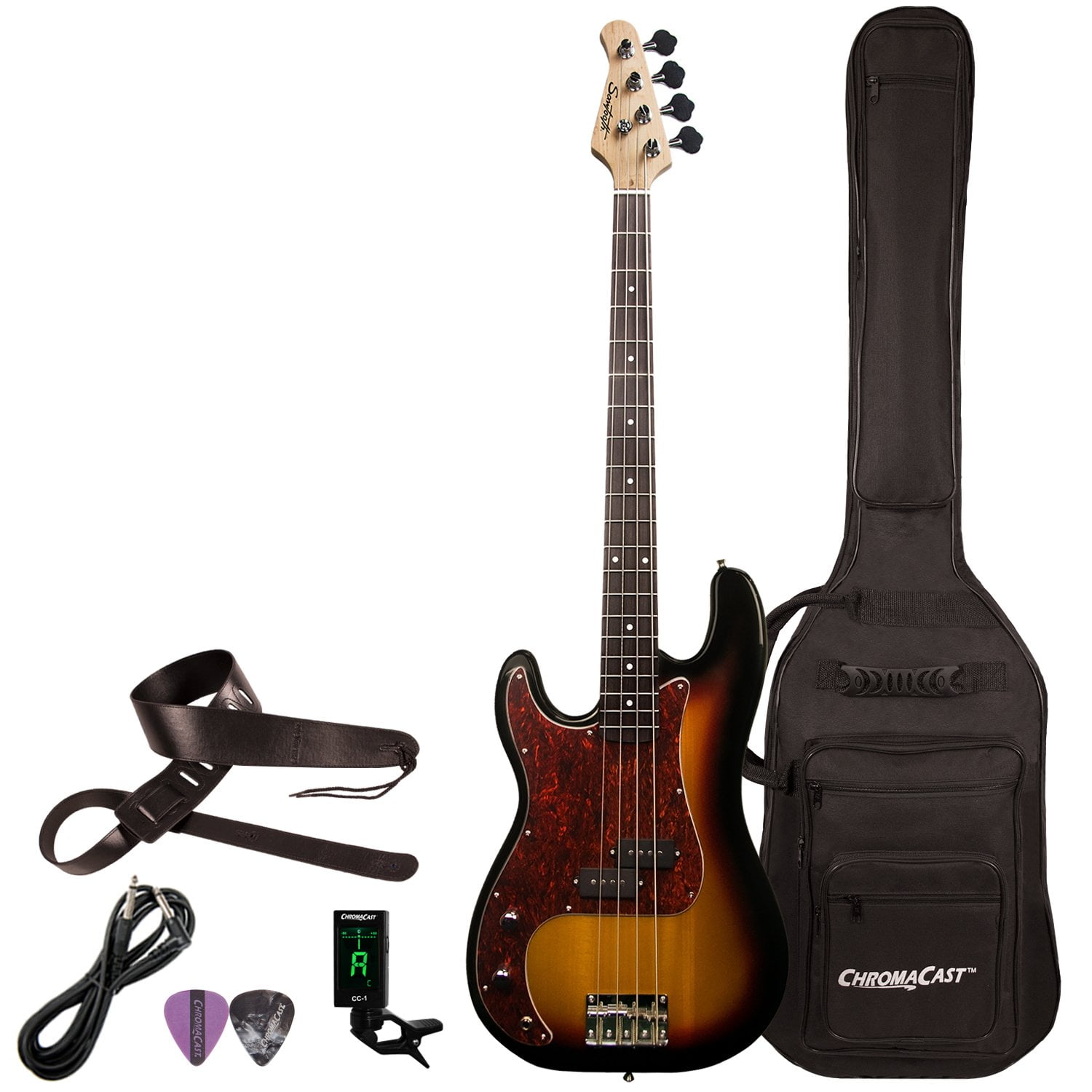 Left handed electric on sale bass