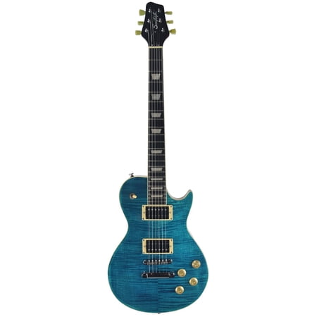 Sawtooth Heritage 60 Series Flame Maple Top Electric Guitar, Vintage Cherry Sunburst