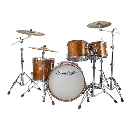 Sawtooth Hickory Series 20" Bass Drum, 4pc shell Pack, Natural Gloss