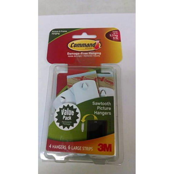 Sawtooth Hook, Plastic, 1/16 in, PK3