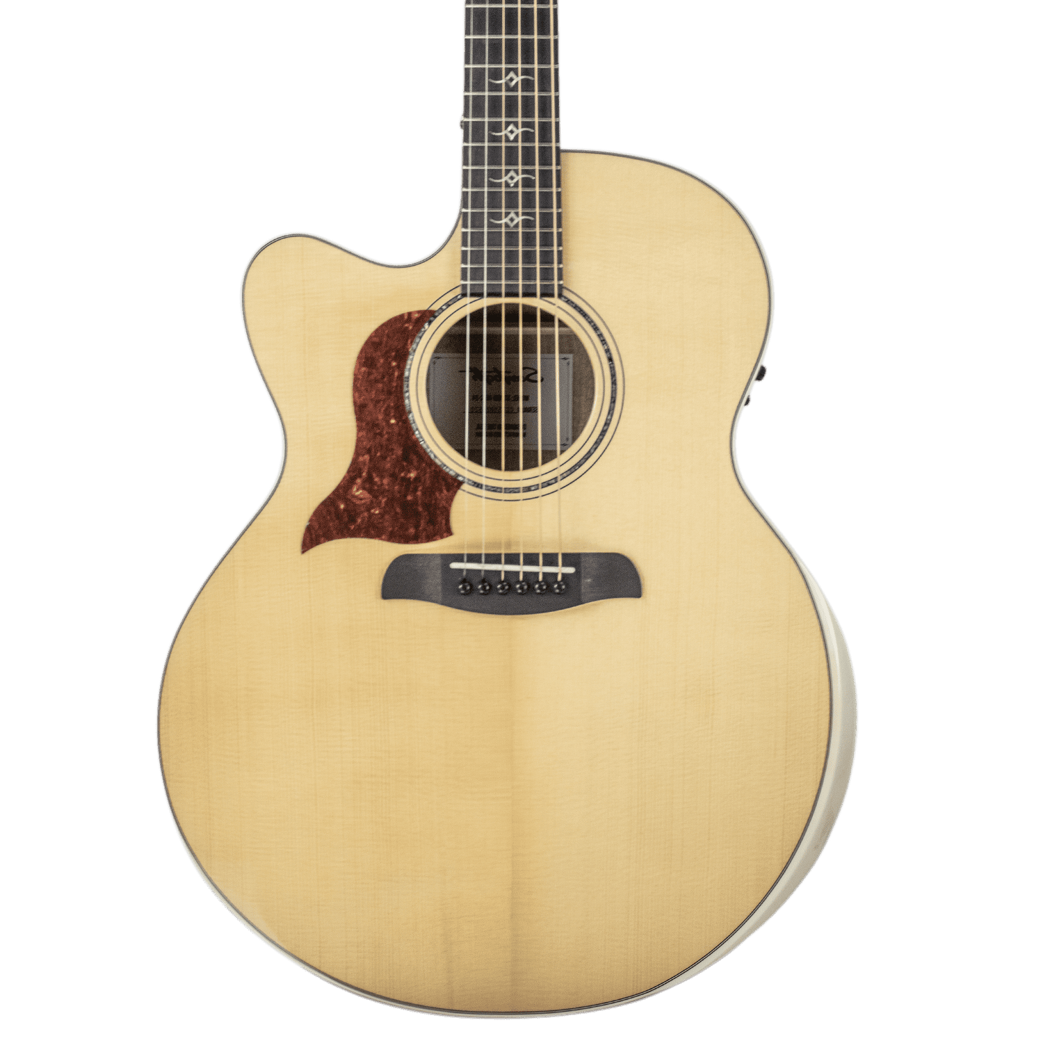Sawtooth Myrtlewood Jumbo Cutaway 24 Fret Left Handed Acoustic Electric Guitar