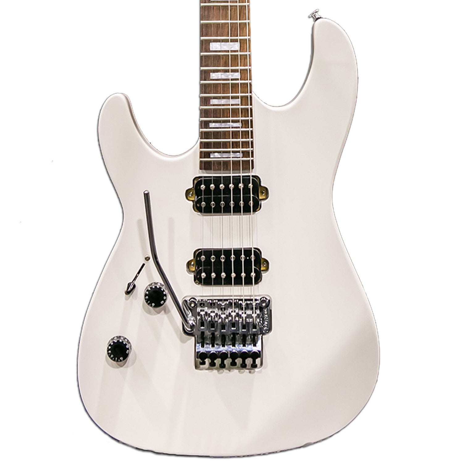 Sawtooth ST-M24 Left Handed Electric Guitar with Floyd Rose, Satin White