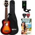 thumbnail image 1 of Sawtooth Soprano Sunburst Ukulele with Case, Clip on Tuner, Lesson-Chord Guide, and Picks, 1 of 4