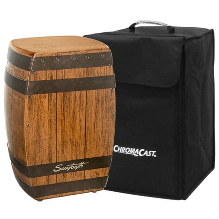 Sawtooth Wine Barrel Cajon with Carry Bag