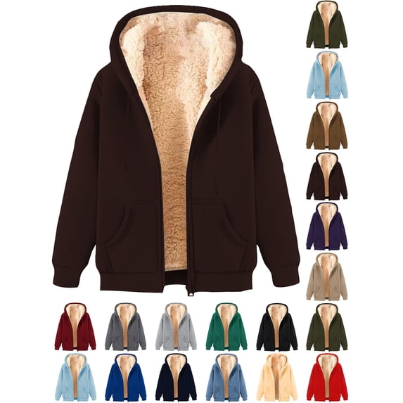 Sawvnm Sweatshirts for Men Fashion Men's Long Sleeve Hooded Solid Coat Zipper Sweatshirt Drawstring Coat for Men