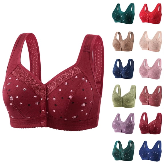 Sawvnm Woman Wireless Bra Thin And Comfortable Fixed Cup Bra Without Rims Gathers Breathable Underwear Daily Bra
