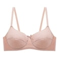 thumbnail image 1 of Sawvnm Women Bras Women's Solid-color Bra Thin Steel Ring On The Support To Sagging Gathered B Cup Underwear Daily Bra, 1 of 4