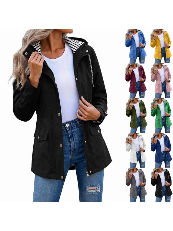 Sawvnm Women's Casual Jacket Black XL