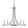 thumbnail image 1 of Sawyer 5-Light Satin Nickel Chandelier, 1 of 6