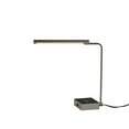 thumbnail image 1 of Adesso® Sawyer AdessoCharge LED Adjustable Desk Lamp, 24-1/2"H, Black/Brushed Steel, 1 of 10