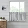 thumbnail image 1 of VHC Brands, Sawyer Mill Ticking Stripe Tier, Black, 24x36, Set of 2, 1 of 3