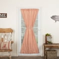 thumbnail image 1 of VHC Brands Sawyer Mill Red French Door Panel Curtains Farmhouse Country Striped Window Drapes 72x40 for Patio Side Door, 1 of 3