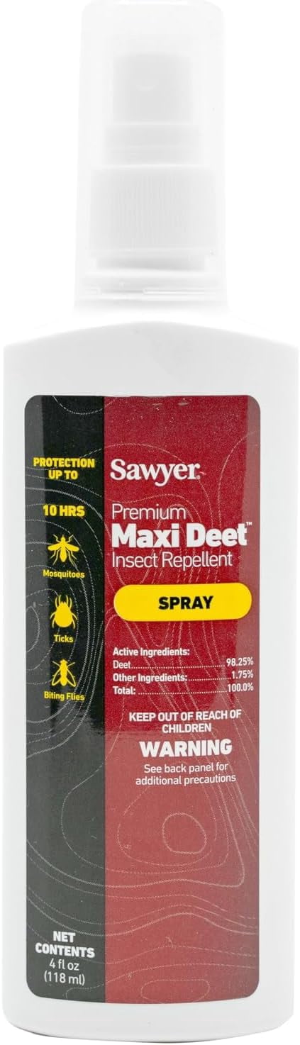 Sawyer Maxi-Deet Insect Repellent Spray, 98.25% active, up to 10 hrs ...