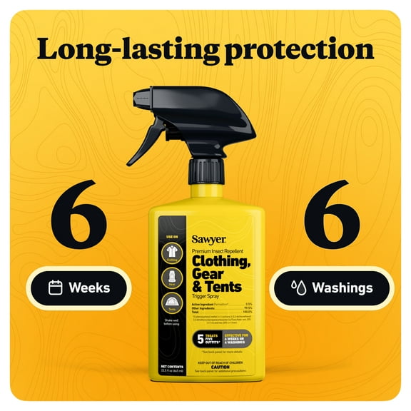 Sawyer Products SP656 Premium Permethrin Clothing and Gear Insect Repellent Trigger Spray, 22.5-Oz