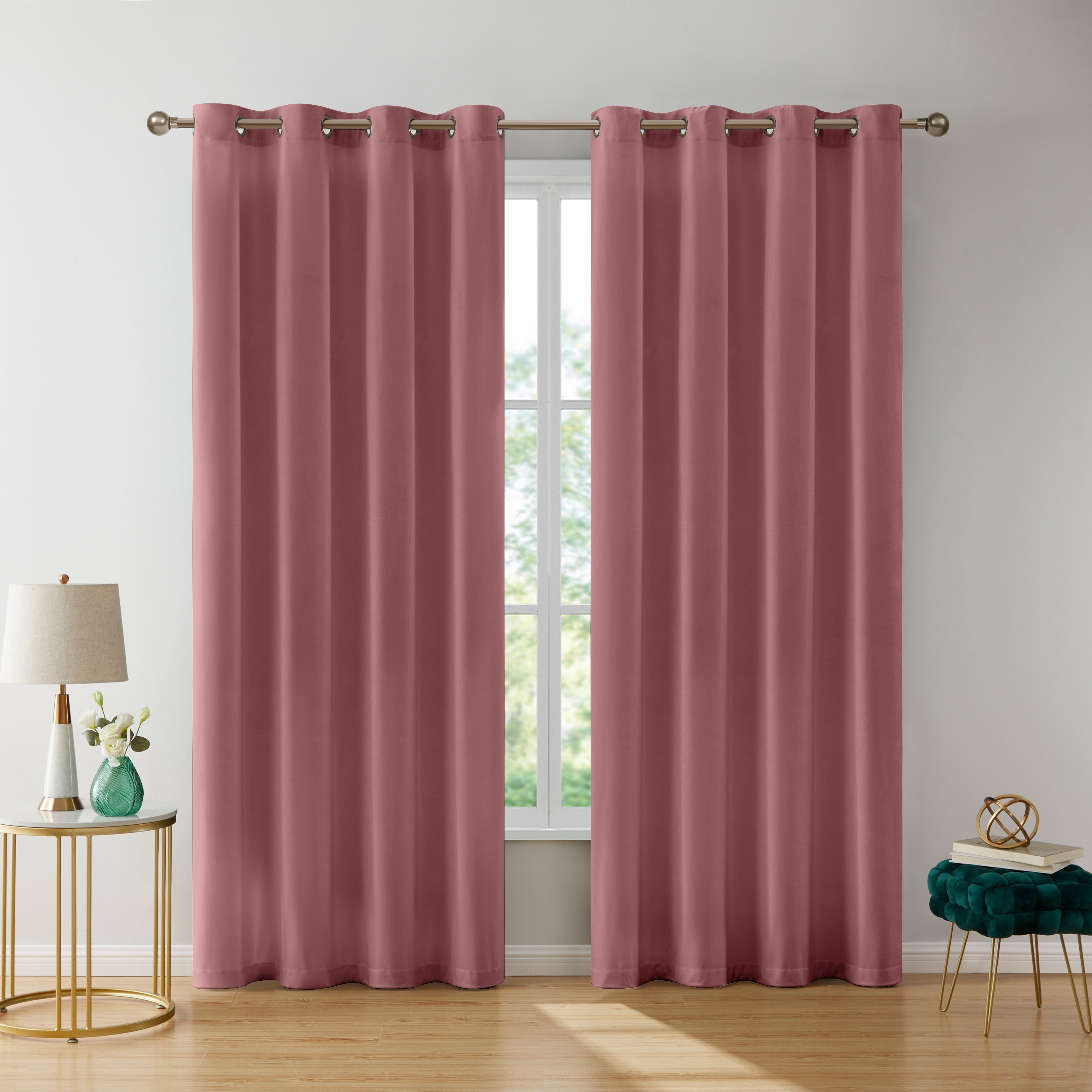 Sawyer Velvet Grommet Curtain Panels