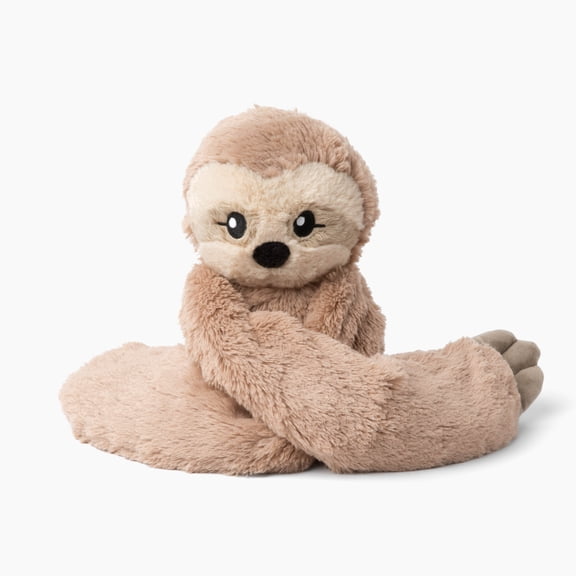 Hugimals Hugarounds Sawyer The Sloth 2.5lb Microwavable Unscented Weighted Plush for Ages 2+