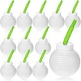 Sawysine 12 Set Golf MMF7 Ball Cups with Straws and Lids, 10 oz Plastic