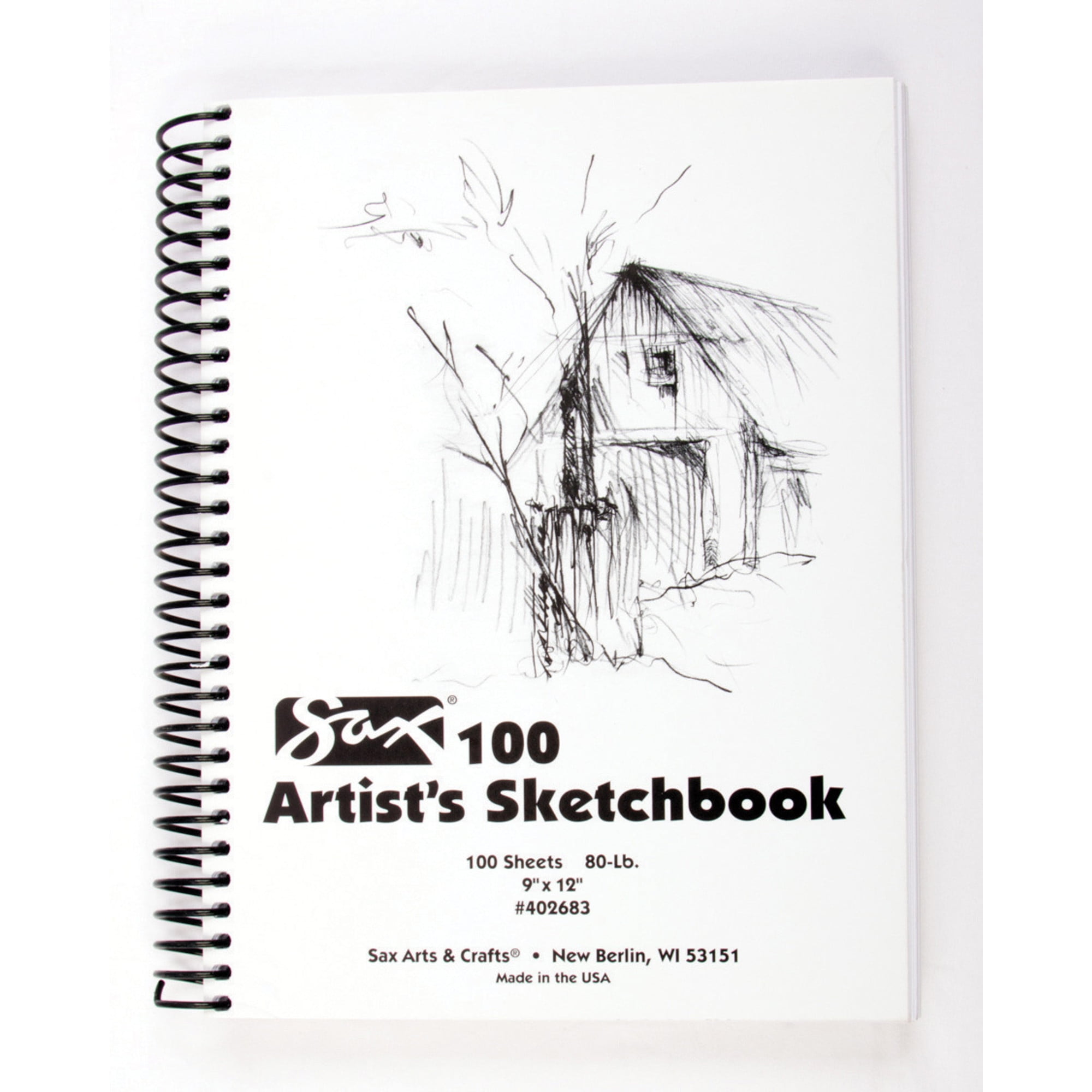 Sketch Books - Manga Edition: 6 x 9 100 Page Black and White Glossy Sketch  Books For Drawing