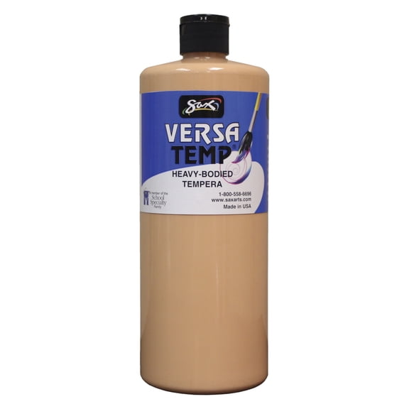 Sax 1587649 Versatemp Heavy-Bodied Tempera, Peach, 1 qt