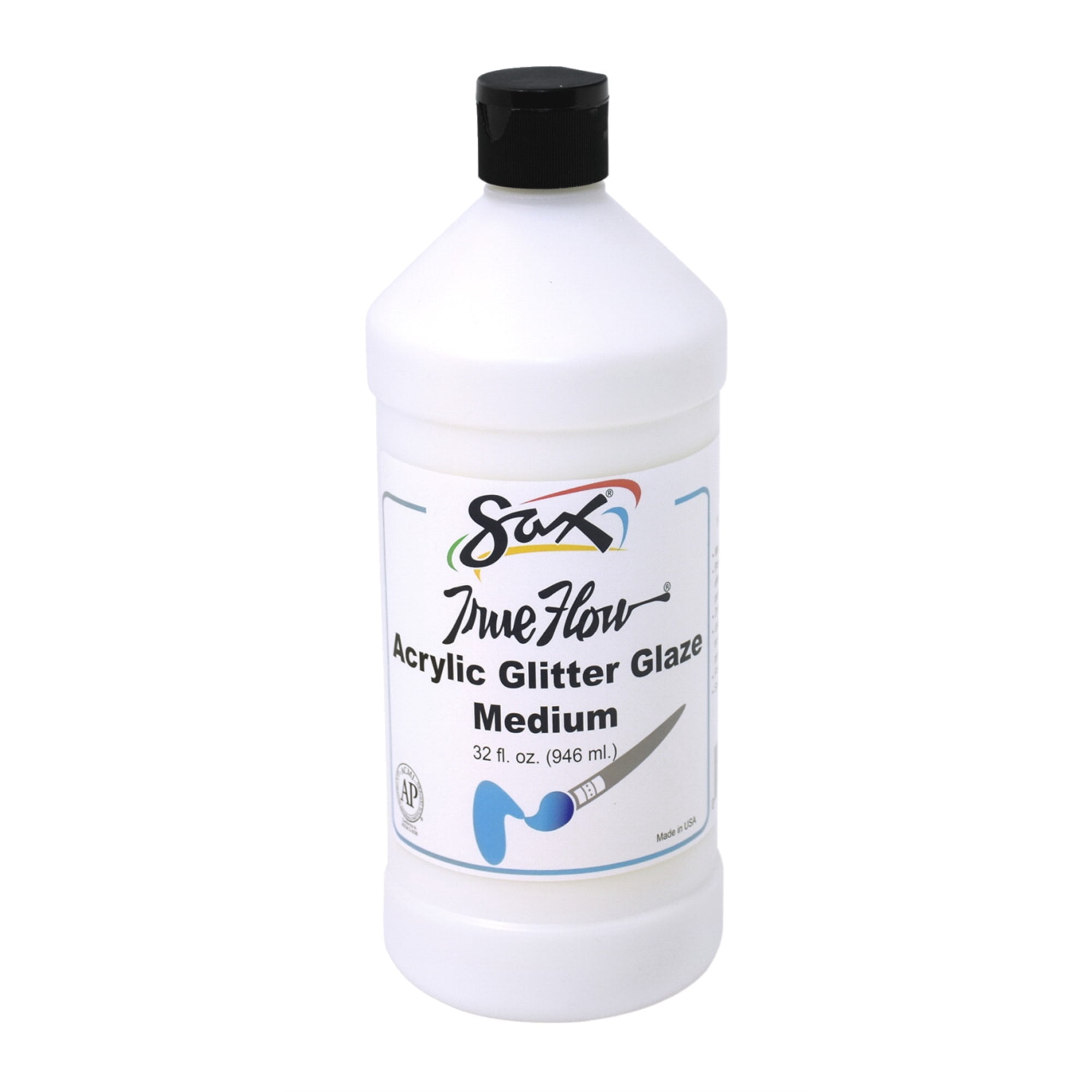 Sax 1590502 True Flow Acrylic Medium, Glitter Glaze