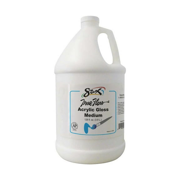 Sax Acrylic Gloss Medium Preparation and Protection, 1 Gallon