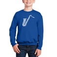 thumbnail image 1 of Sax - Boy's Word Art Crewneck Sweatshirt, 1 of 3