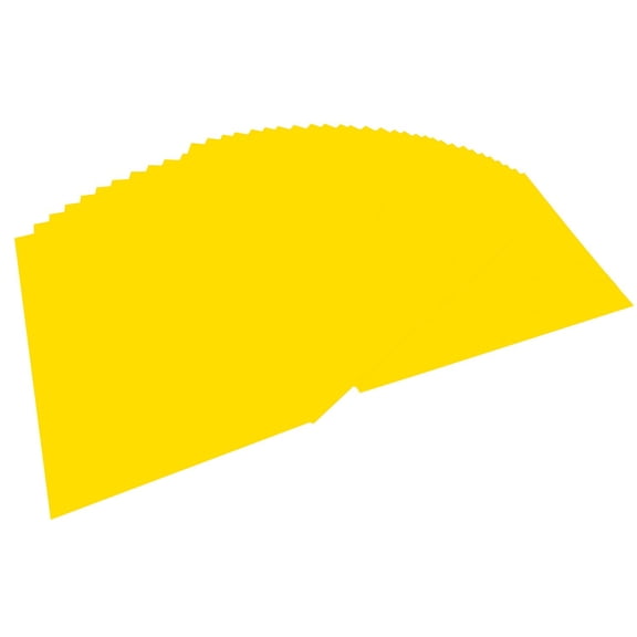 Sax Colored Art Paper, 9 x 12 Inches, Yellow, 50 Sheets