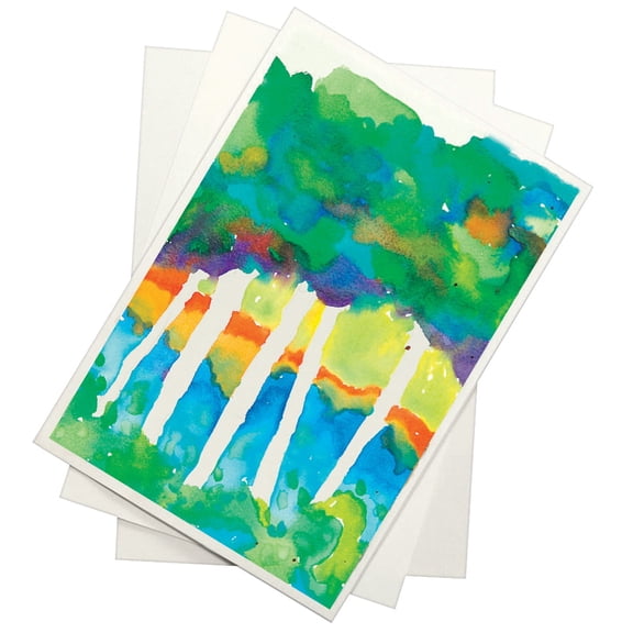Sax 15 x 22 in. Halifax Cold Press Watercolor Paper - 90 Lbs. - White, Pack 100