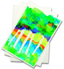 Sax 19 x 24 in. Halifax Cold Press Watercolor Paper - White, Pack 25