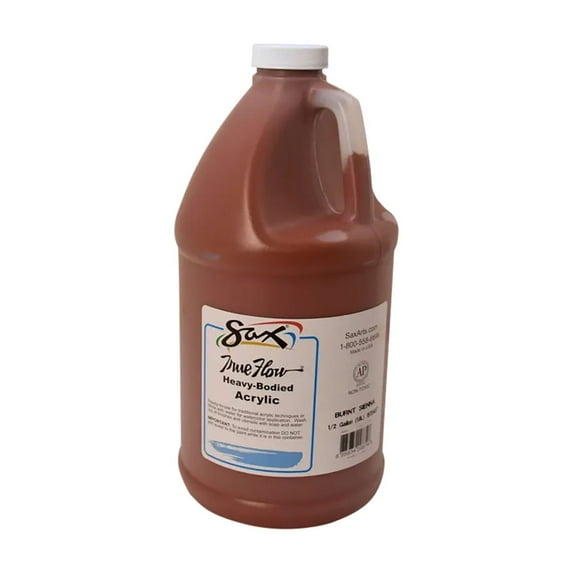 Sax Heavy Body Acrylic Paint, 1/2 Gallon, Burnt Sienna
