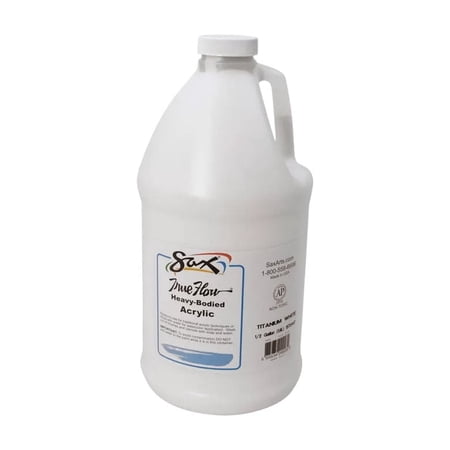 Sax Heavy Body Acrylic Paint, 1/2 Gallon, Titanium White