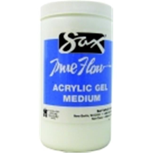 Sax Non-Toxic Gel Acrylic Medium True Flow Paint- Clear High Gloss