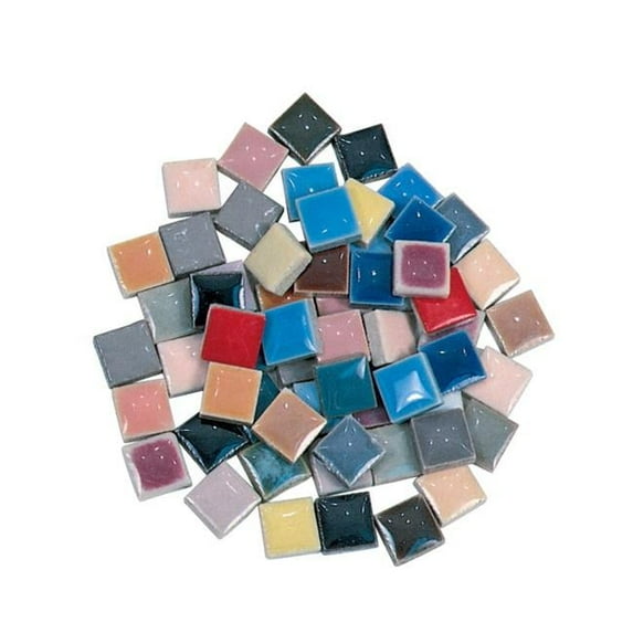 Sax Porcelain Special Bulk Mosaic Tile, 0.375 in., Assorted Color, 5 lbs Bag - Pack of 2650