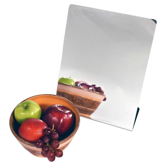 Sax Single Sided Self-Portrait Mirror with Base, 8-1/2 L x 11 W in