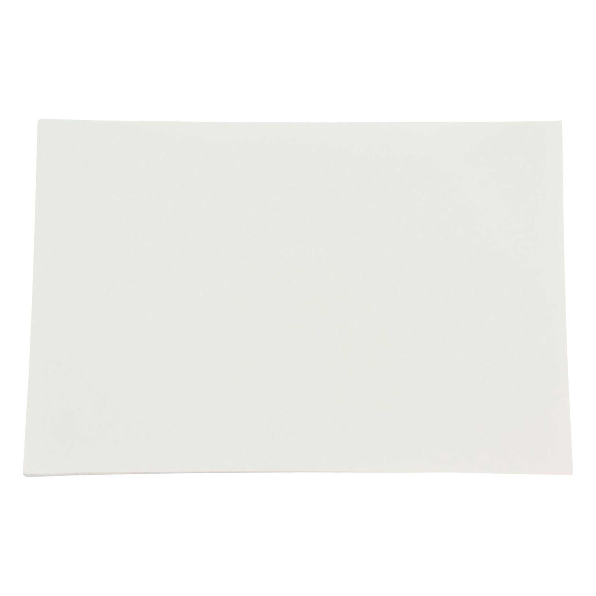 Sax Sulphite Drawing Paper, 90 lb, 12 x 18 Inches, ExtraWhite, 500